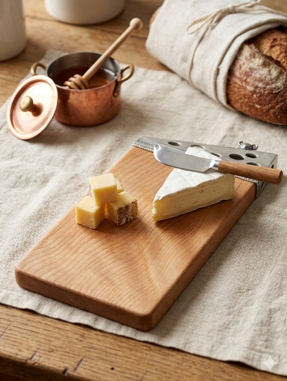 Thick Wooden Mini Cheese Board Or Serving Tray